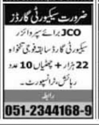 Security Guard Jobs December 2020